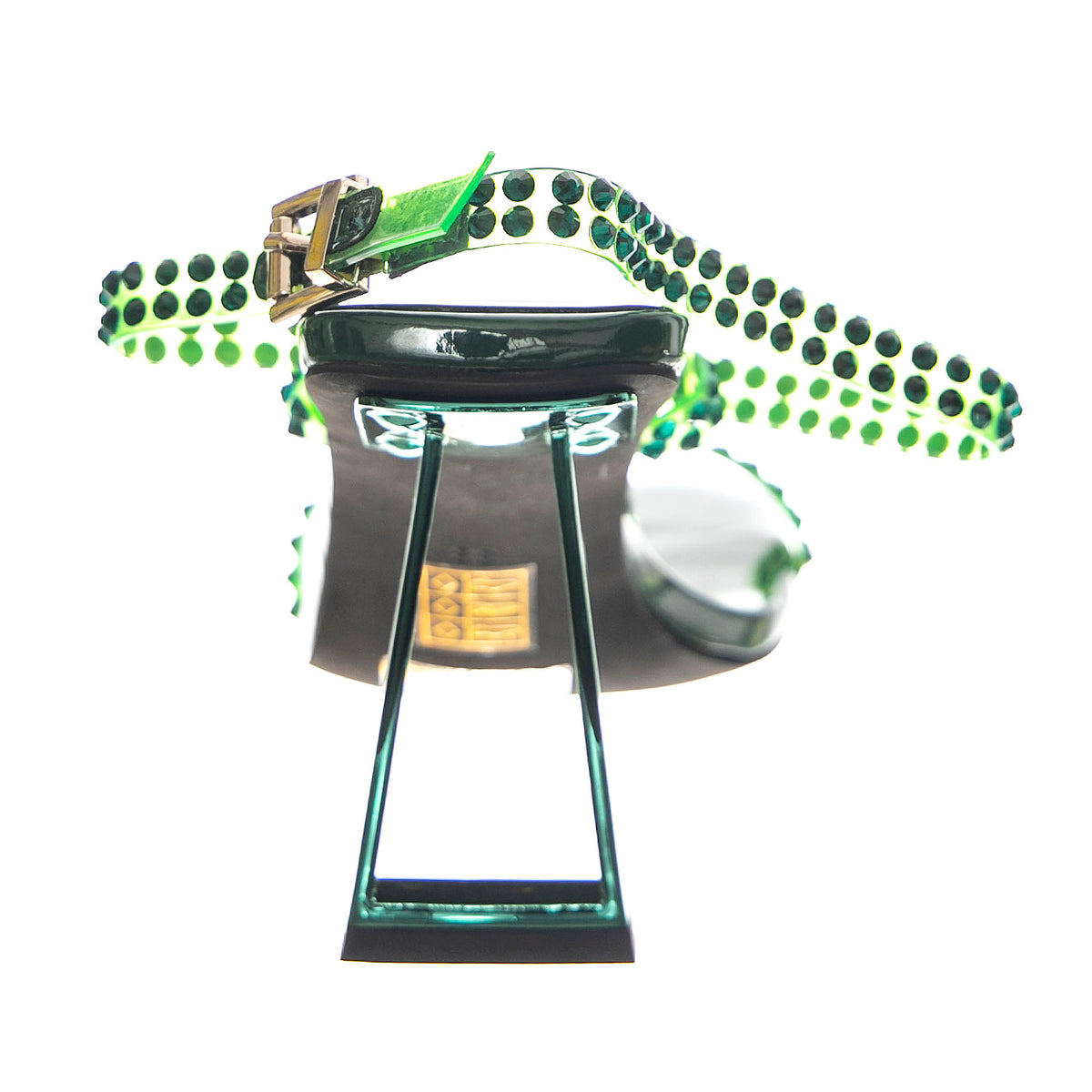 Favored Green Patent - Sandali Donna Verdi JCSR808LA-201-GRN . JEFFREY CAMPBELL 