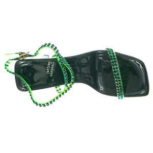 Favored Green Patent - Sandali Donna Verdi JCSR808LA-201-GRN . JEFFREY CAMPBELL 