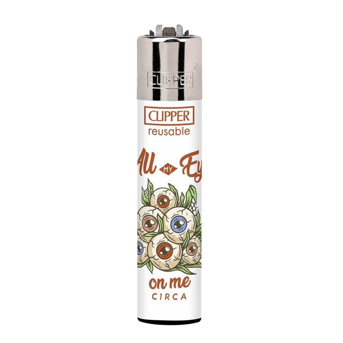 Clipper Circa - All Eyes On Me - Accendino Ricaricabile Bianco / Multicolore 237735_13 . C1RCA 