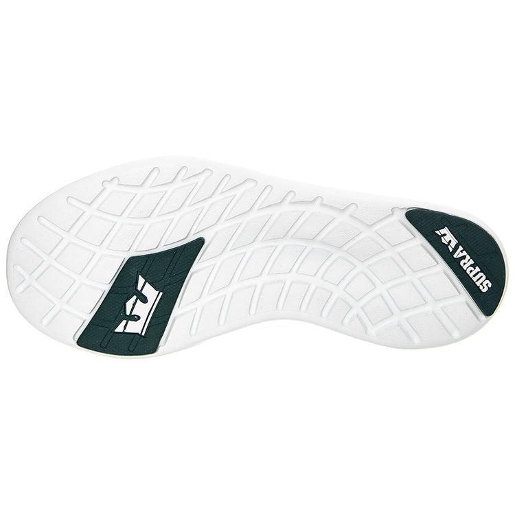 Factor - Scarpe Stringate Profilo Basso Uomo Verdi / Evergreen / Bianche FACTOR Evergreen-White . SUPRA 