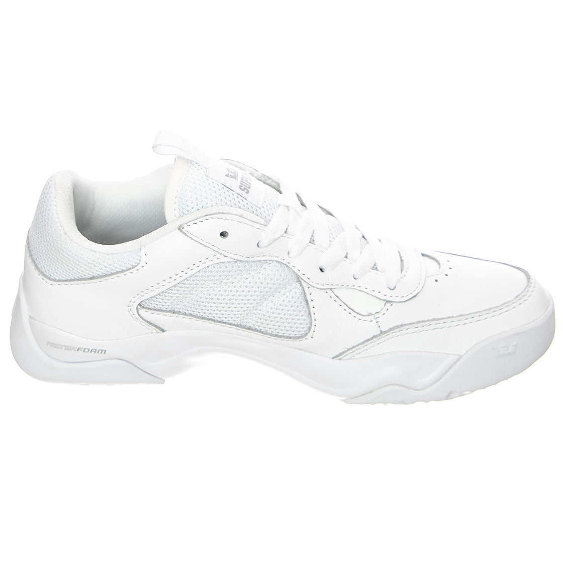 Pecos - Scarpe Stringate Profilo Basso Uomo Bianche PECOS White-White . SUPRA 