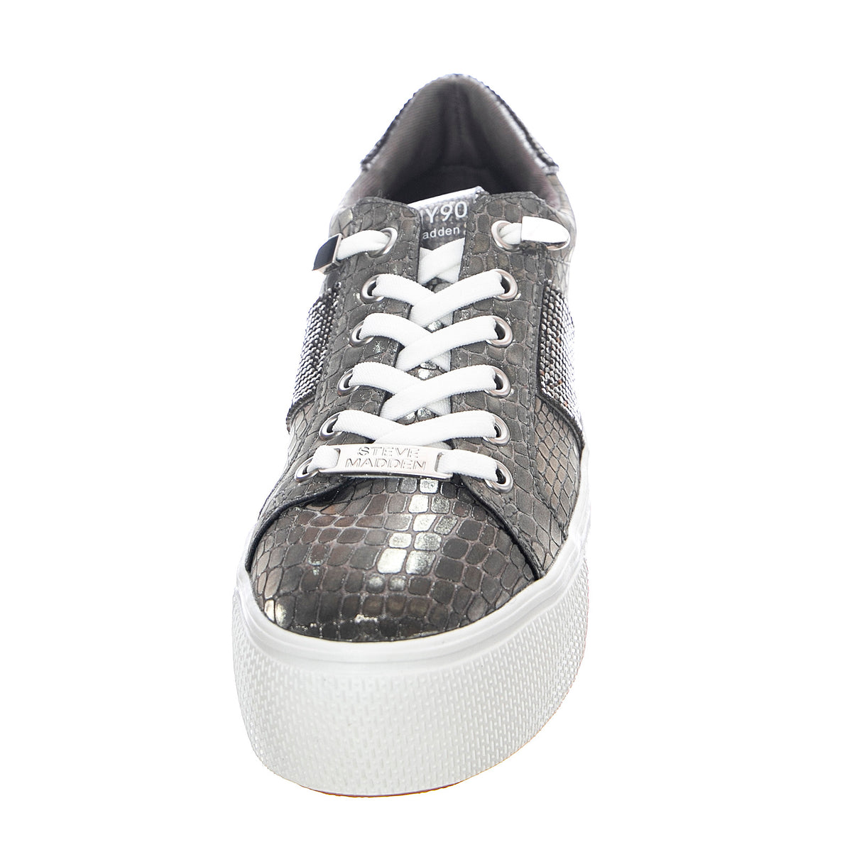 Especial Shoes - Pewter - Scarpe Stringate Profilo Basso Donna Argento SMPESPECIAL-PEW . STEVE MADDEN 