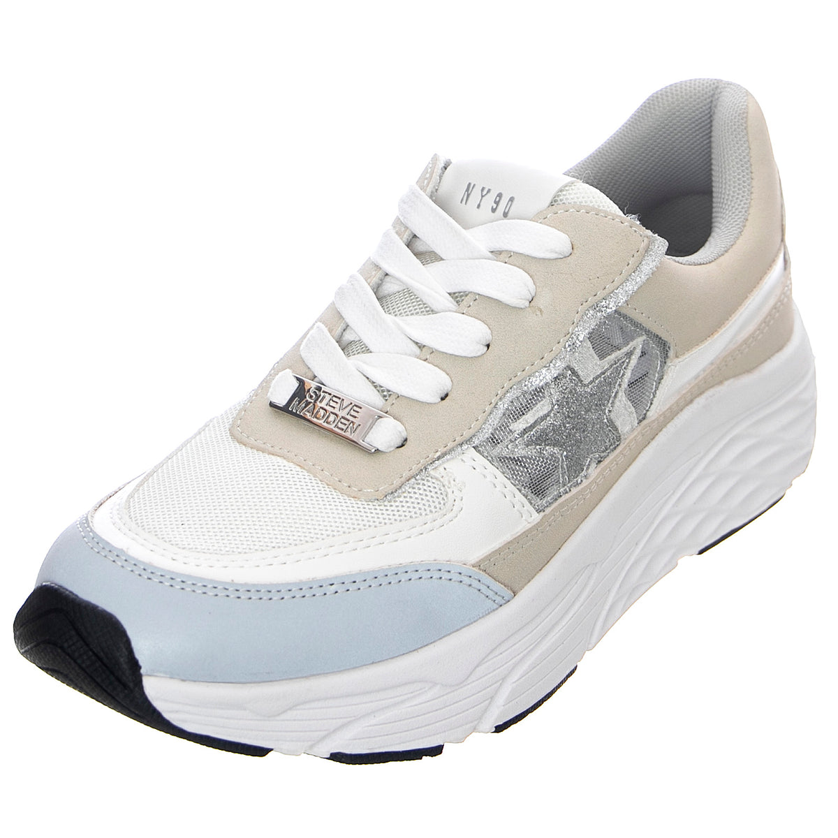 Francey Shoes - Corey - Scarpe Stringate Profilo Basso Donna Multicolore SMPFRANCEY-WHTCOR . STEVE MADDEN 