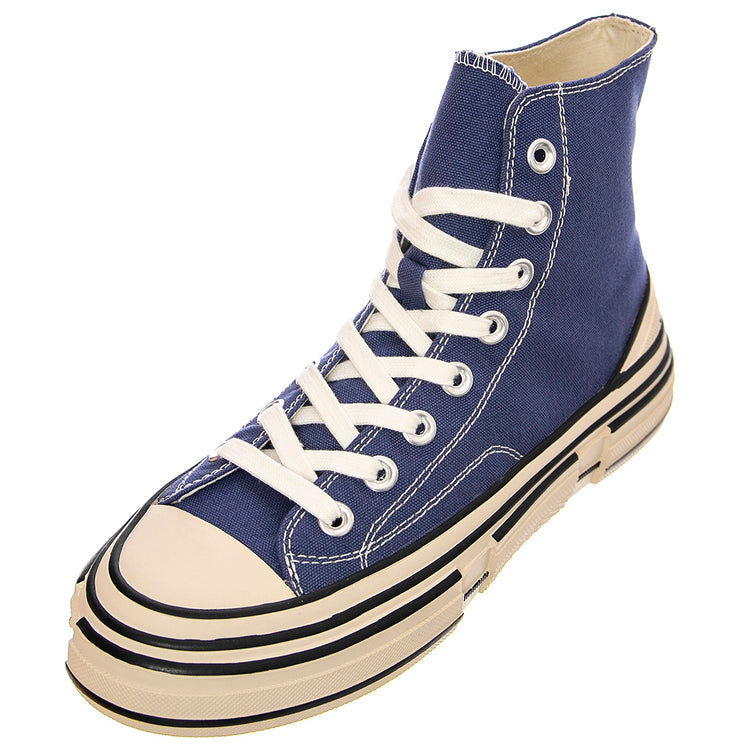 Endorphine-Hi Canvas - Scarpe Stringate Profilo Alto Donna Blu / Navy JCSJCD037203-NVY . JEFFREY CAMPBELL 