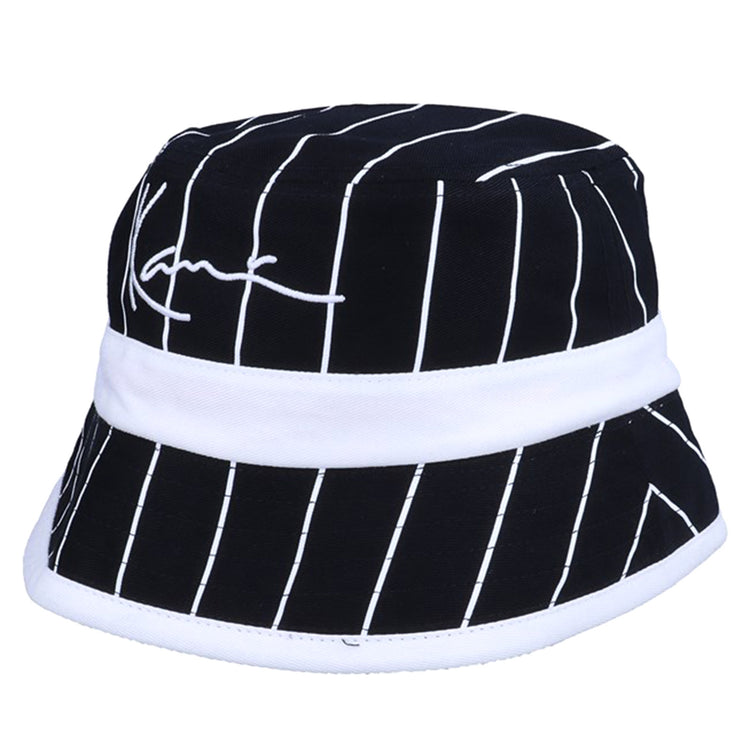 Signature Reversible Block - Cappellino da Pescatore Nero / Bianco KRAKA213-031-1 . KARL KANI 