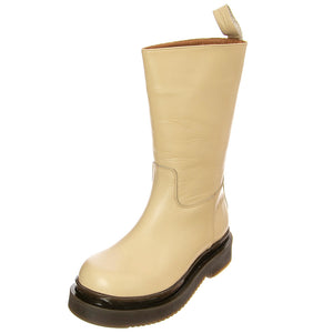 T 14 Smooth - Stivali Donna Greasy Milk / Beige BTSTBOOT14-MLG . MR BOOTS 