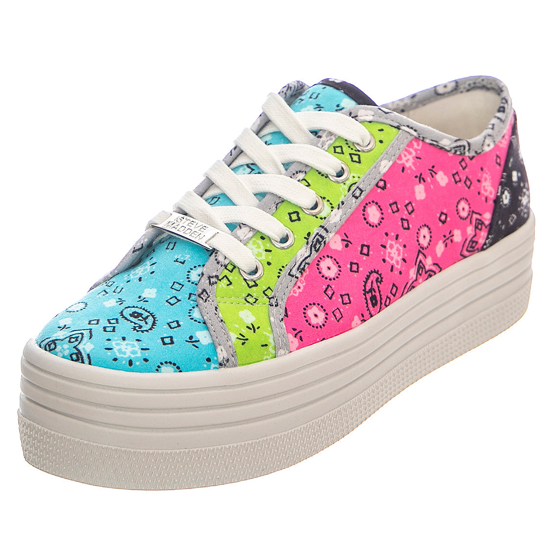 Bobbi - Scarpe Stringate Profilo Basso Donna Multicolore SMPBOBBI-MLT . STEVE MADDEN 