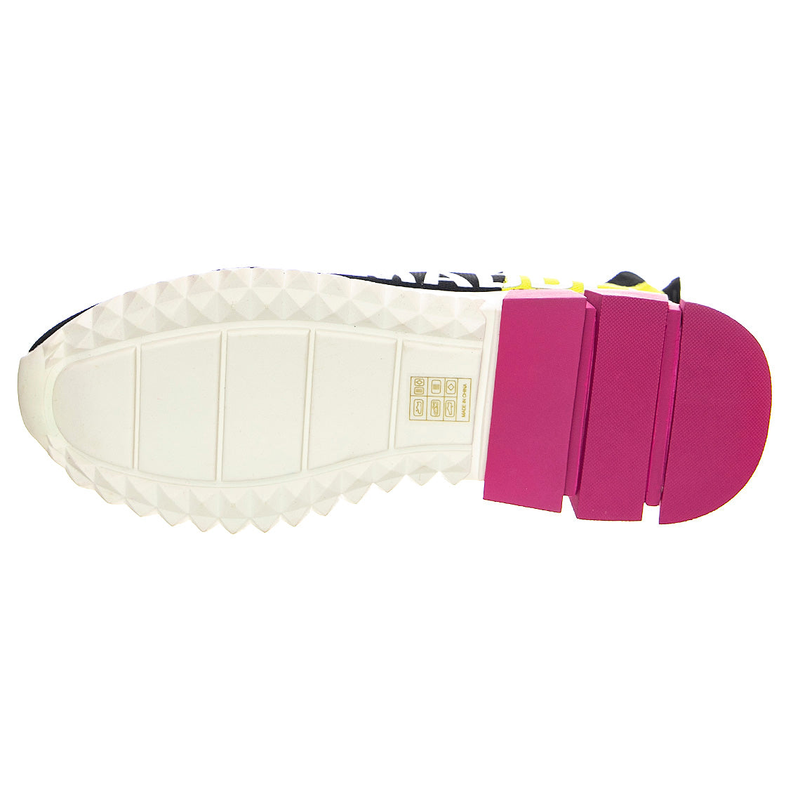 District - Scarpe Slip-On Profilo Basso Donna Nere SMPDISTRICT-BLKMLT . STEVE MADDEN 