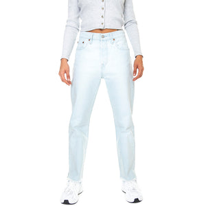 501 Crop Z5128 S Light Indigo Worn In - Pantaloni Denim Jeans Donna Blu 36200-0249 . LEVIS 
