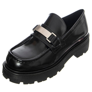 Cosmo 2.0 Cow Leather Black - Mocassini Donna Neri con Dettagli a Contrasto VBS5249-104-20 . VAGABOND 