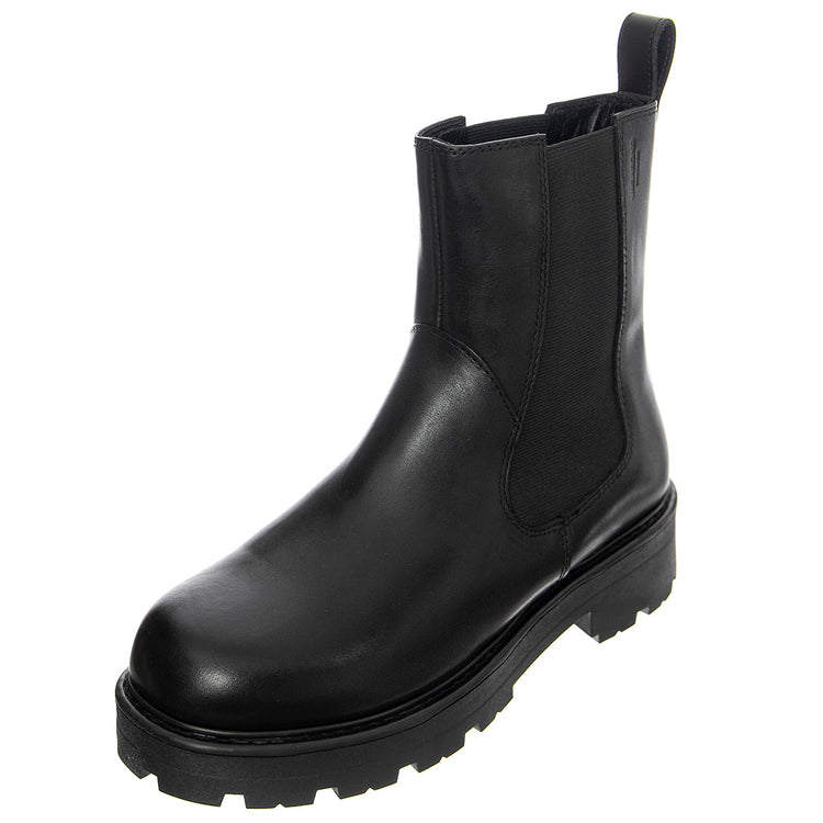 Cosmo 2.0 Cow Leather Black - Stivaletti Profilo alla Caviglia Donna Neri VBS5459-301-20 . VAGABOND 