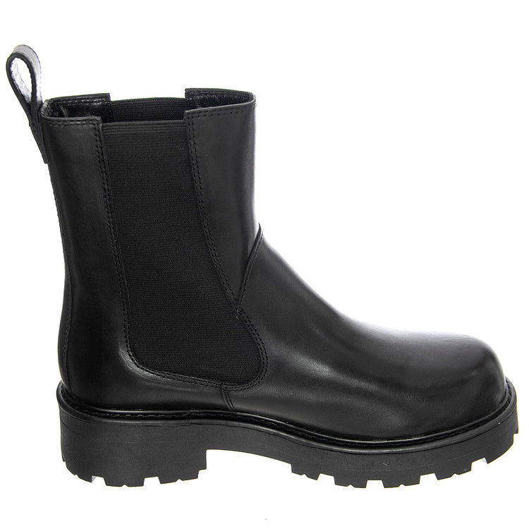 Cosmo 2.0 Cow Leather Black - Stivaletti Profilo alla Caviglia Donna Neri VBS5459-301-20 . VAGABOND 