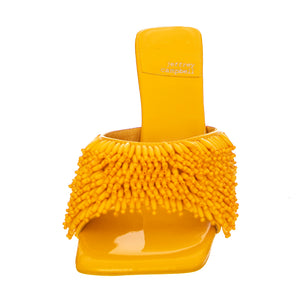 Beaded-Me Yellow Patent Pu+Beads - Sandali Donna Arancioni JCSJC-927-21-5-YEL . JEFFREY CAMPBELL 