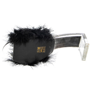 Luxuries Black Faux Suede+Fur - Sandali Donna Neri JCSJC-931-1-7 -BLA . JEFFREY CAMPBELL 
