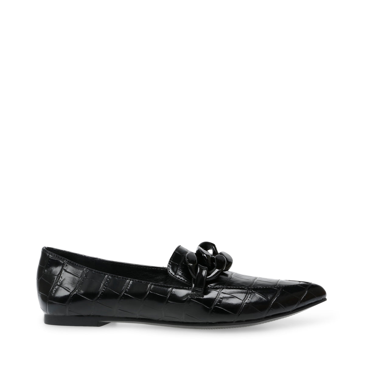 Famed Black Croc - Scarpe Basse Donna Nere SMSFAMED-BLA . STEVE MADDEN 
