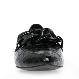 Famed Black Croc - Scarpe Basse Donna Nere SMSFAMED-BLA . STEVE MADDEN 