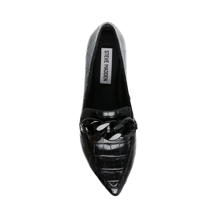 Famed Black Croc - Scarpe Basse Donna Nere SMSFAMED-BLA . STEVE MADDEN 