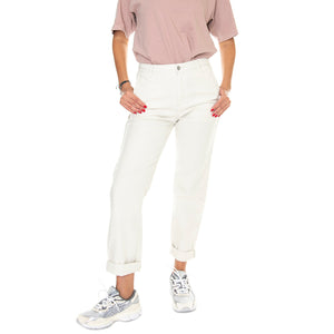 W' Pierce Pant Salt /rinsed - Pantaloni Donna Beige I028635.1NG02 . CARHARTT WIP 