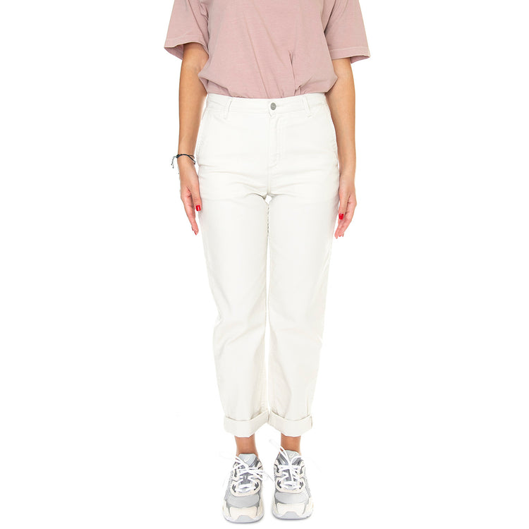W' Pierce Pant Salt /rinsed - Pantaloni Donna Beige I028635.1NG02 . CARHARTT WIP 