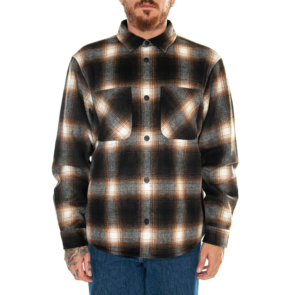 Moreau Shirt Jac Moreau Check, Deep H Brown - Giacca Uomo Marrone I032209.1PPXX . CARHARTT WIP 