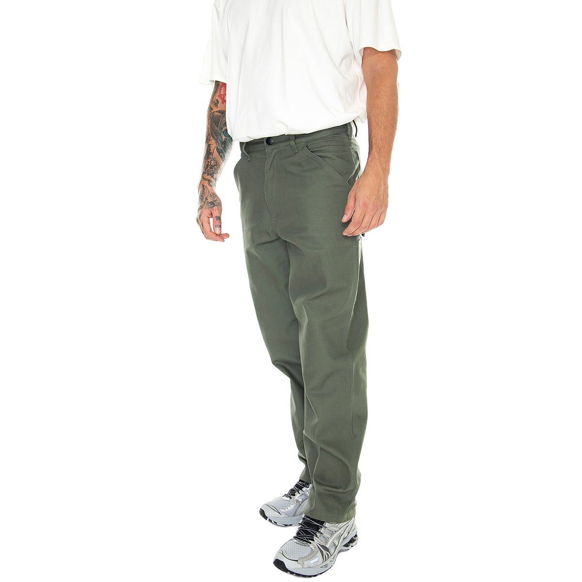 Canvas Carpenter Beetle - Pantaloni Uomo Verdi 6080113-19-0312 . CAT 