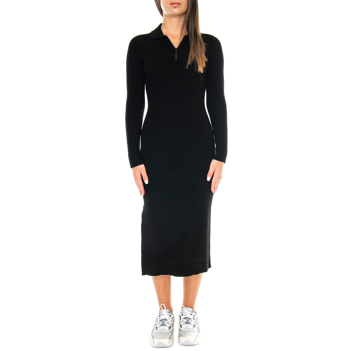 Abitino EF0632-031 - Vestito Donna Nero EF0632-031 . LACOSTE 