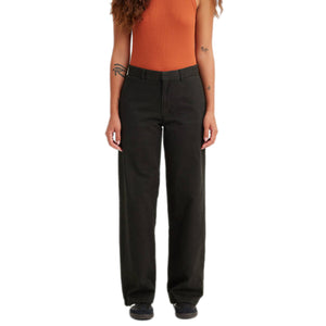 BAGGY TROUSER METEORITE TWILL BLACK - Pantaloni Donna Neri A4674-0000 . LEVIS 