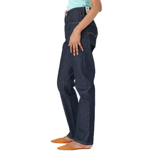 501 Rigid Sesquicentennial Med Indigo Worn In - Pantaloni Denim Jeans Donna Blu A6167-0000 . LEVIS 