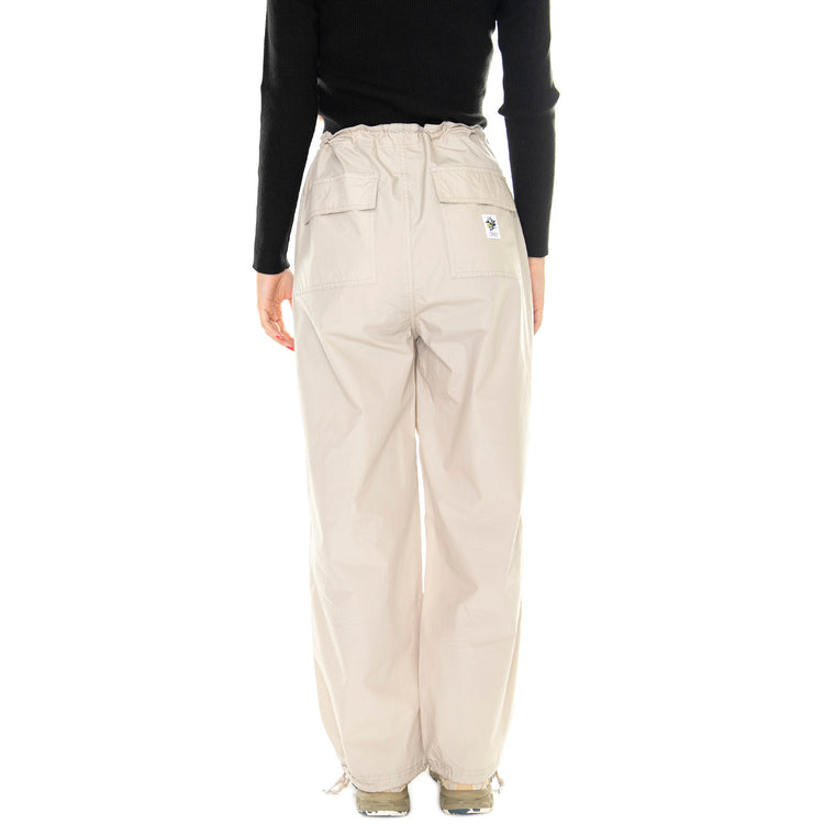 Mina Parcahute Pant Silver Grey - Pantaloni Donna Beige 242020102-SIG . OBEY 