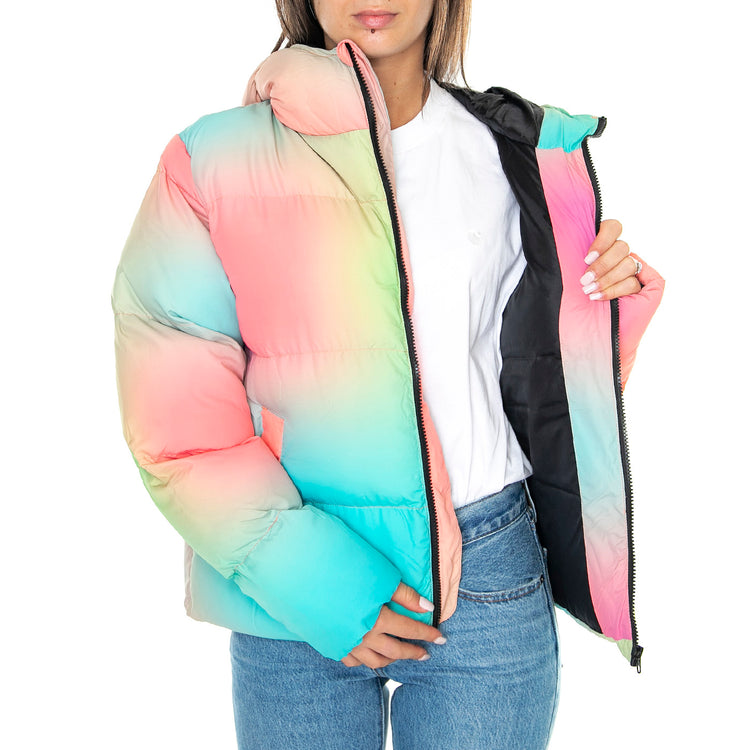 Glow Quilted Jacket All Over Print - Giacca Donna Multicolore Glow Quilted Jacket All Over Print . SANTA CRUZ 
