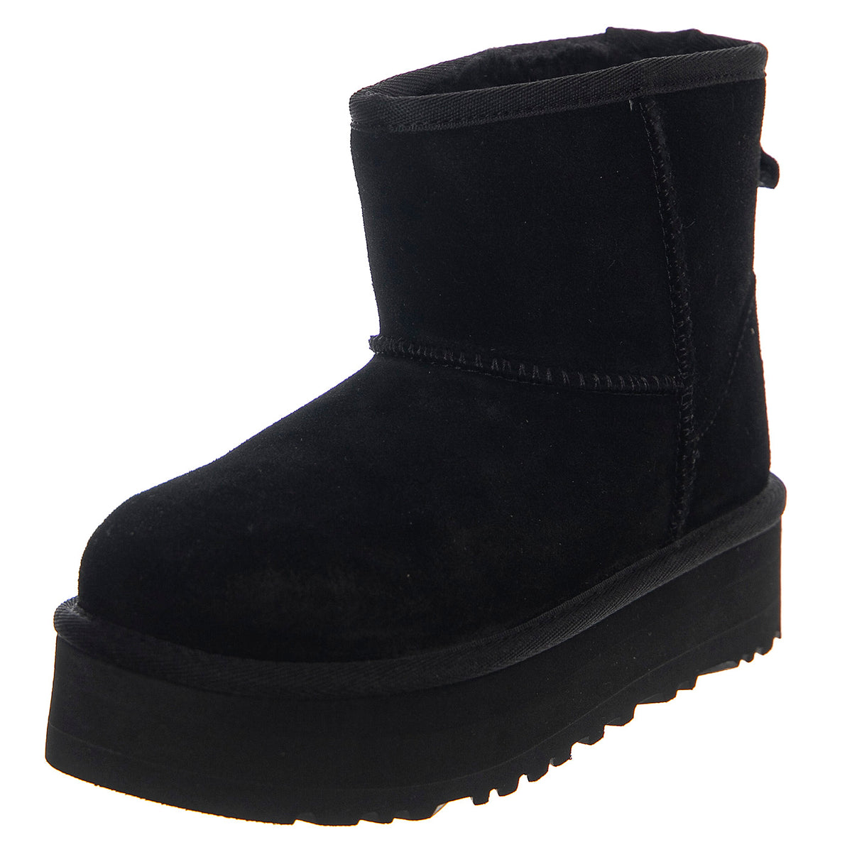 Mount Hope Fleece Black - Stivaletti Bambini Neri 1143700K-BLK . UGG 