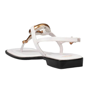 MATALA WHITE GOLD - Sandali Bassi Donna Bianchi JCSJC-1152-1-4-WHTGL . JEFFREY CAMPBELL 