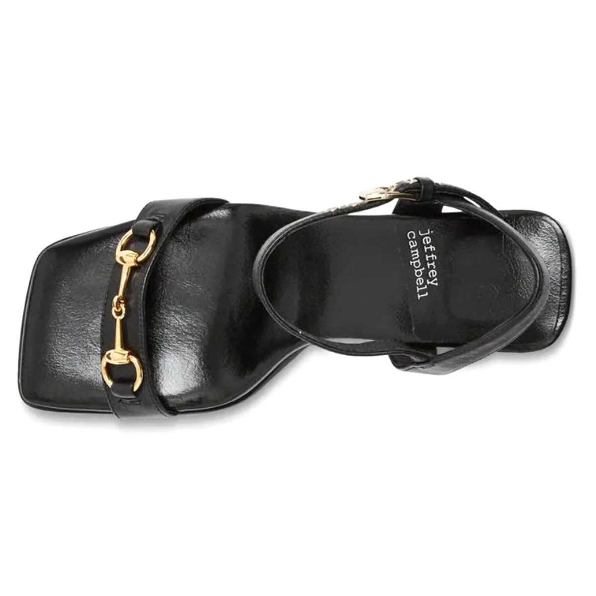 LIVELY BLACK GOLD - Sandali con Tacco Alto Donna Neri JCSR1080L-07-002-BLA . JEFFREY CAMPBELL 