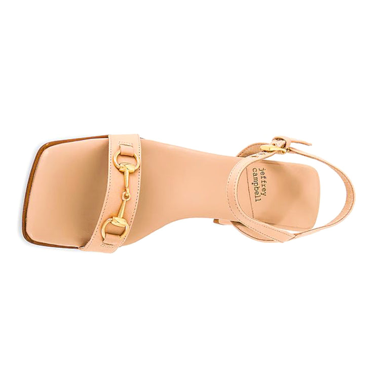 LIVELY BEIGE GOLD - Sandali con Tacco Alto Donna Beige JCSR1080L-07-003-BEI . JEFFREY CAMPBELL 