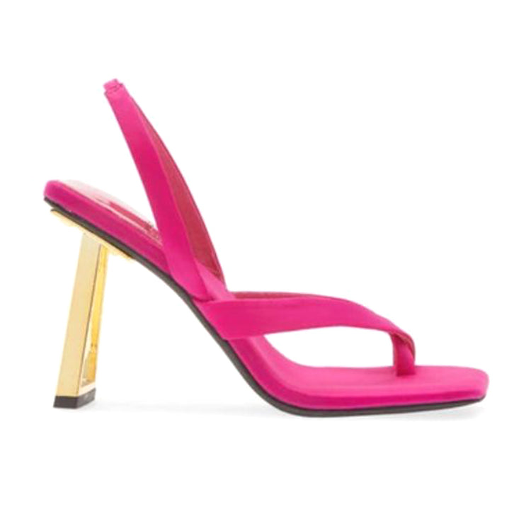 MERCANTILE FUCHSIA NEOPRENE GOLD - Sandali con Tacco Alto Donna Viola JCSR808T-203-001-FUC . JEFFREY CAMPBELL 