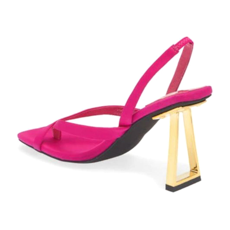 MERCANTILE FUCHSIA NEOPRENE GOLD - Sandali con Tacco Alto Donna Viola JCSR808T-203-001-FUC . JEFFREY CAMPBELL 