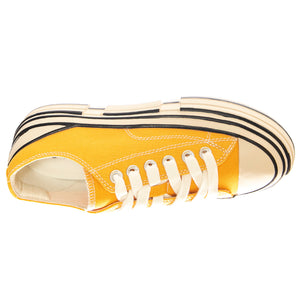 JC Play Endorphin-H Canvas Yellow Shoes - Scarpe Donna Gialle PLSJCD-037-1-17-DYEL . JEFFREY CAMPBELL 