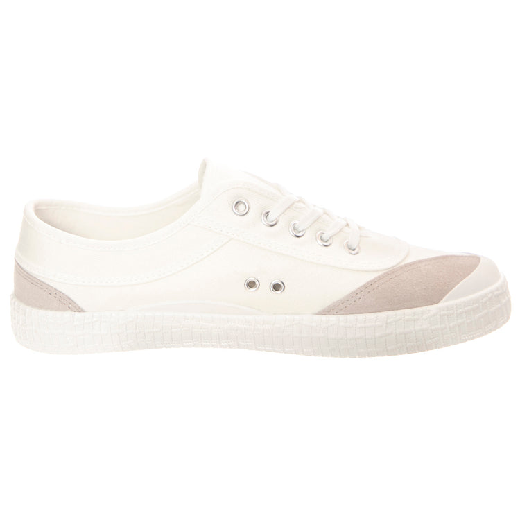 Retro 2.0 White Shoes - Scarpe Stringate Profilo Basso Uomo / Donna Bianche KWS232424-1002 . KAWASAKI 