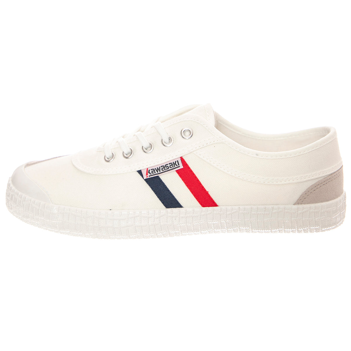 Retro 2.0 White Shoes - Scarpe Stringate Profilo Basso Uomo / Donna Bianche KWS232424-1002 . KAWASAKI 
