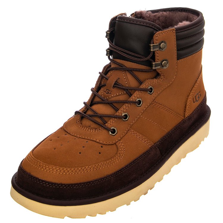 HIGHLAND SPORT - Stivaletti Stringati Profilo alla Caviglia Uomo Marroni UGMHIGSCSNB1122170M . UGG 