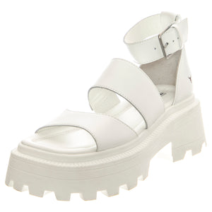 Reveal White Leather - Sandali Donna Bianchi WSSREVEAL-WHI . WINDSOR SMITH 