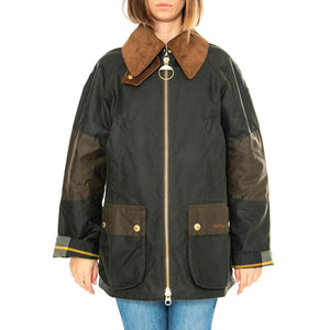 Allerston Wax Archive Olive / Beach / Ancient - Giacca Donna Verde LWX1396-OL99 . BARBOUR 