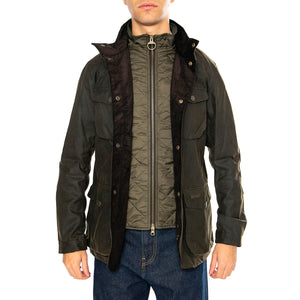 Ogston Wax Jacket Olive - Giacca Uomo Verde MWX0700-OL51 . BARBOUR 