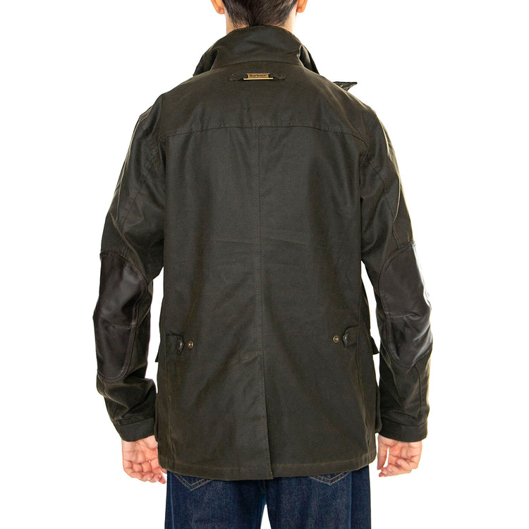 Ogston Wax Jacket Olive - Giacca Uomo Verde MWX0700-OL51 . BARBOUR 
