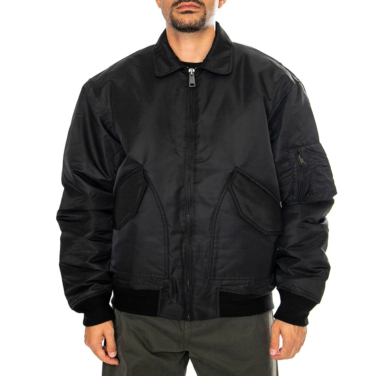 Olten Bomber Black / Turmeric - Giacca Uomo Nera I032300.2EHXX . CARHARTT WIP 