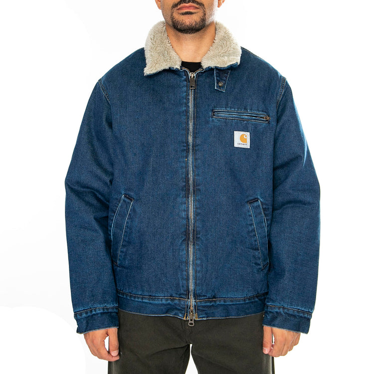 Herald Jacket Blue / Wall stone washed - Giacca Uomo Denim Jeans Blu I033765.2JR06 . CARHARTT WIP 