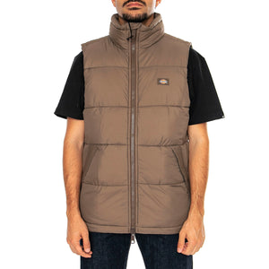 Waldenburg Vest Mushroom - Giacca Smanicata Uomo Marrone DK0A4Y2KMR11 . DICKIES 