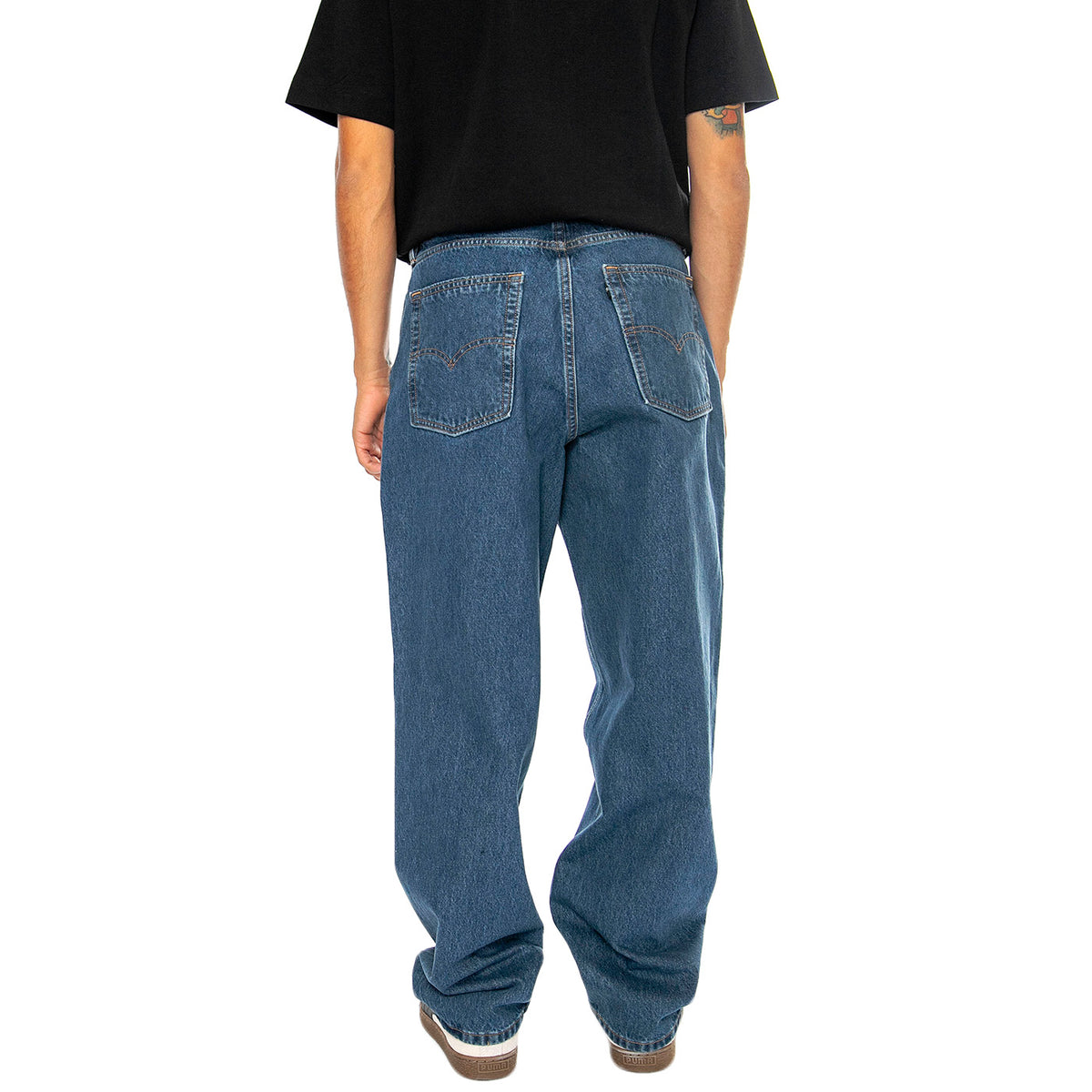Skate Super Baggy Seeing Single Med Indigo Flat Finish - Pantaloni Denim Jeans Uomo Blu A4298-0007 . LEVIS 