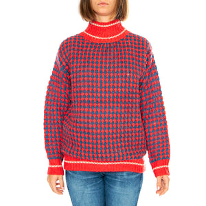 Jersey Rombo Azul Electrico - Maglione Donna Multicolore 15010306 . MD'M 