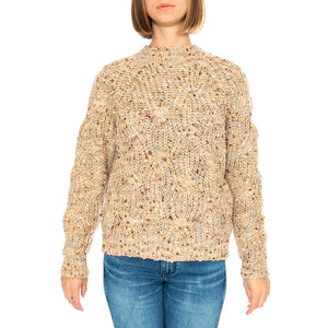 Jersey Arena - Maglione Donna Beige 15020017 . MD'M 